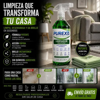 Purexis Limpiador Multiuso - Hogar Limpio Todos Los Dias
