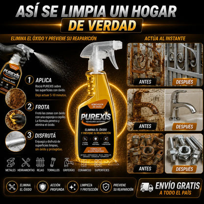 Purexis Combo Kit X2 - Removedor De Moho + Removedor Oxido
