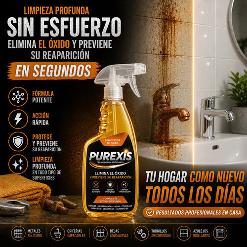 Purexis Removedor De Óxido Premium - Elimina El Óxido X2