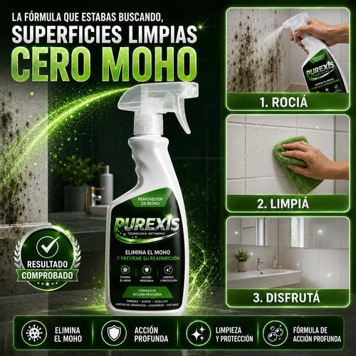 Purexis Removedor De Moho Premium - Hogar Mas Limpio
