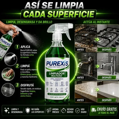 Purexis Limpiador Multiuso - Hogar Limpio Todos Los Dias