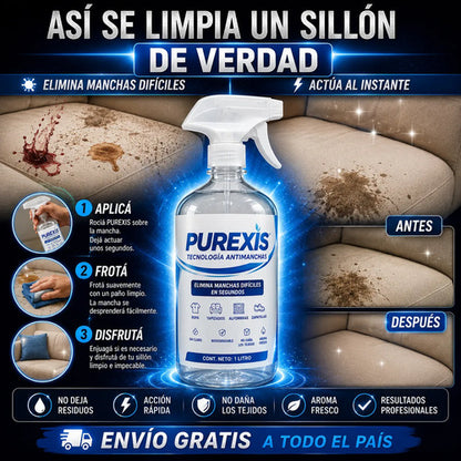 Purexis Quitamanchas Premium - Elimina Manchas X2 Unidades