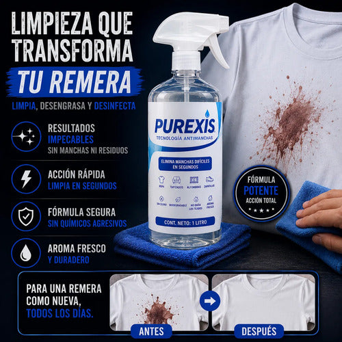 Purexis Quitamanchas Premium - Elimina Manchas X2 Unidades