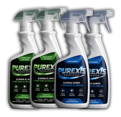 Combo Purexis - Removedor De Moho + Quitasarro X4 Unidades