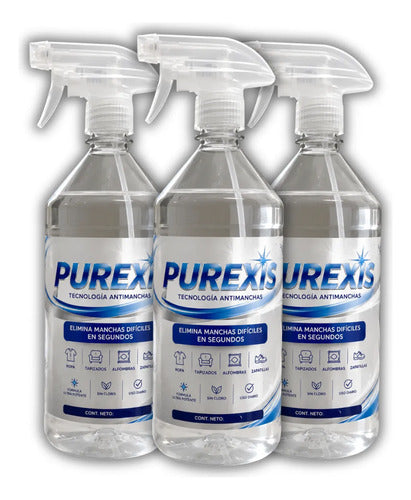 Purexis Quitamanchas Premium - Elimina Manchas X3 Unidades