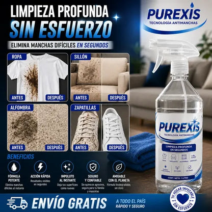 Purexis Quitamanchas Premium - Elimina Manchas X2 Unidades