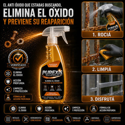 Purexis Combo Kit X3 Removedor De Moho + Oxido + Quitasarro