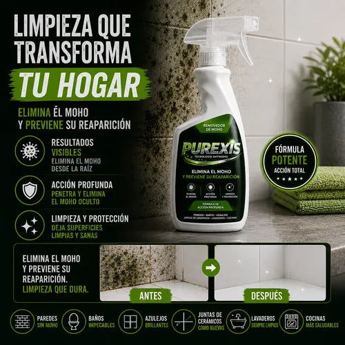 Purexis Removedor De Moho Premium - Hogar Mas Limpio
